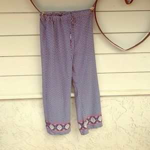 Relaxed wide leg pant